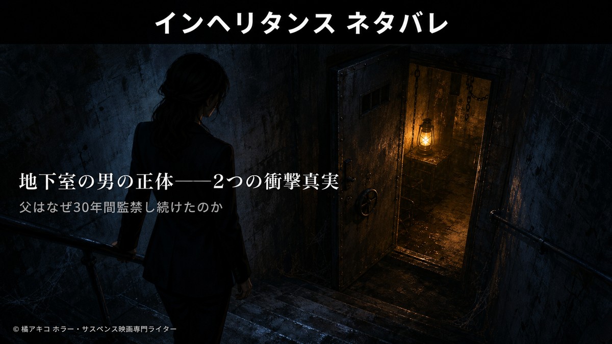 映画インヘリタンスのネタバレ解説——地下室へ降りるローレンのシルエットと衝撃の2つの真実