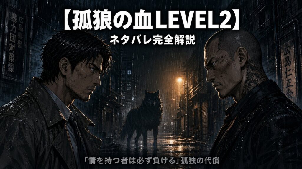 孤狼の血LEVEL2ネタバレ解説——日岡の敗因と瀬島の裏切り真相