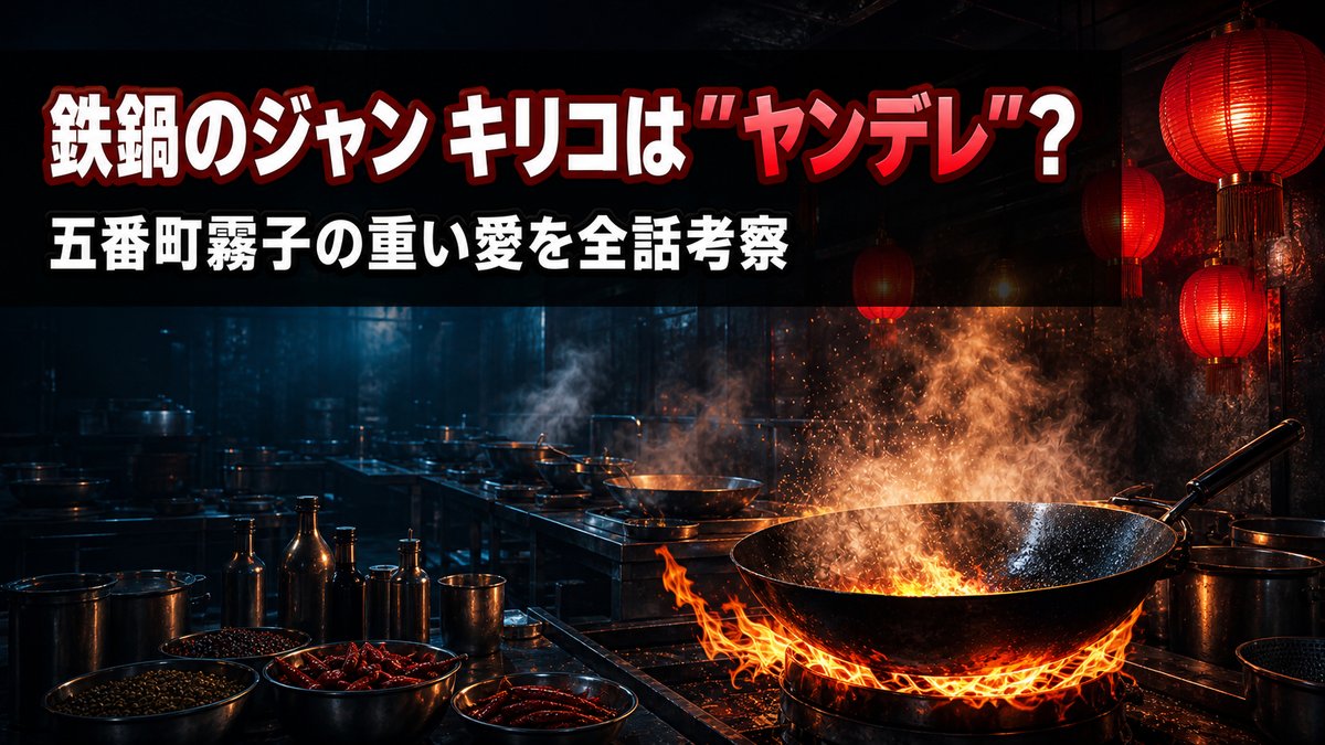 鉄鍋のジャンの五番町霧子（キリコ）がヤンデレと呼ばれる理由を考察する記事のアイキャッチ画像